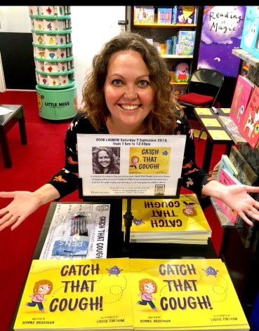 Bonnie with her book