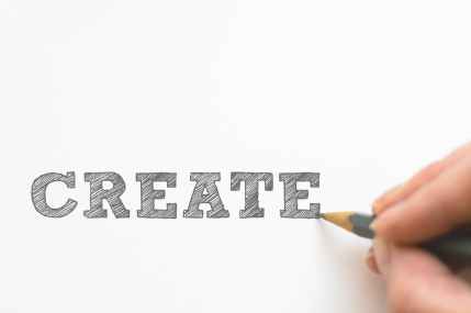 written "create"