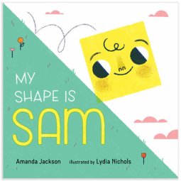 Square on book cover