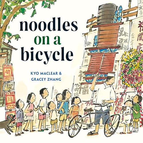 Book cover for noodles and a bicycle