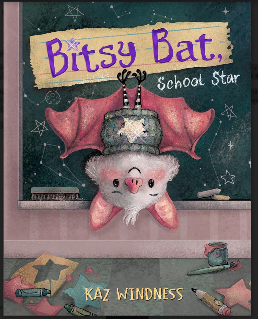 book cover for Bitsy Bat, School Star