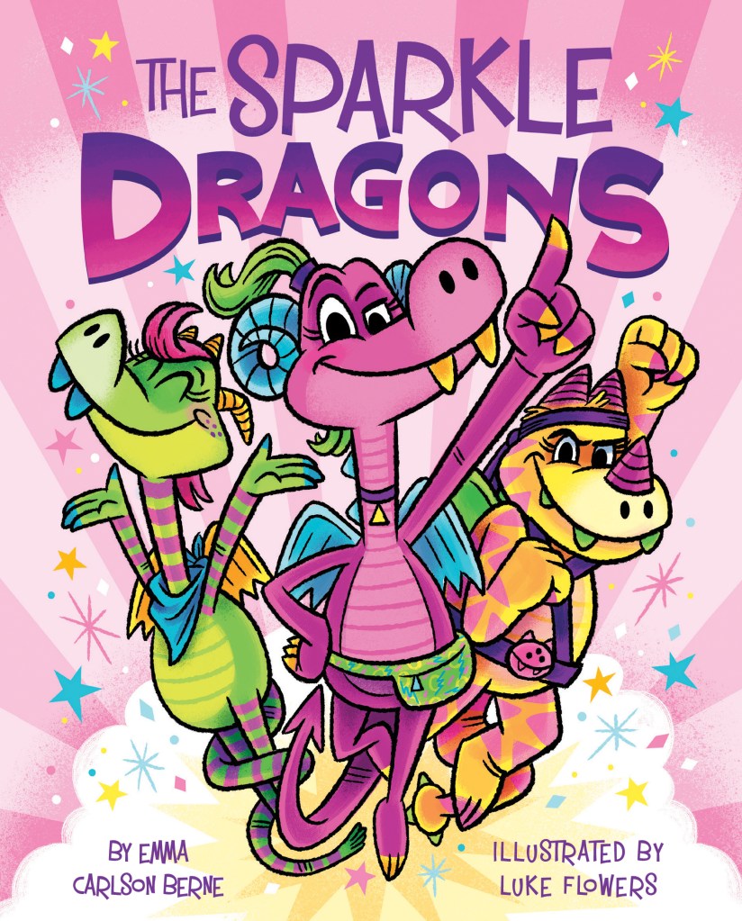book cover for the Sparkle Dragons