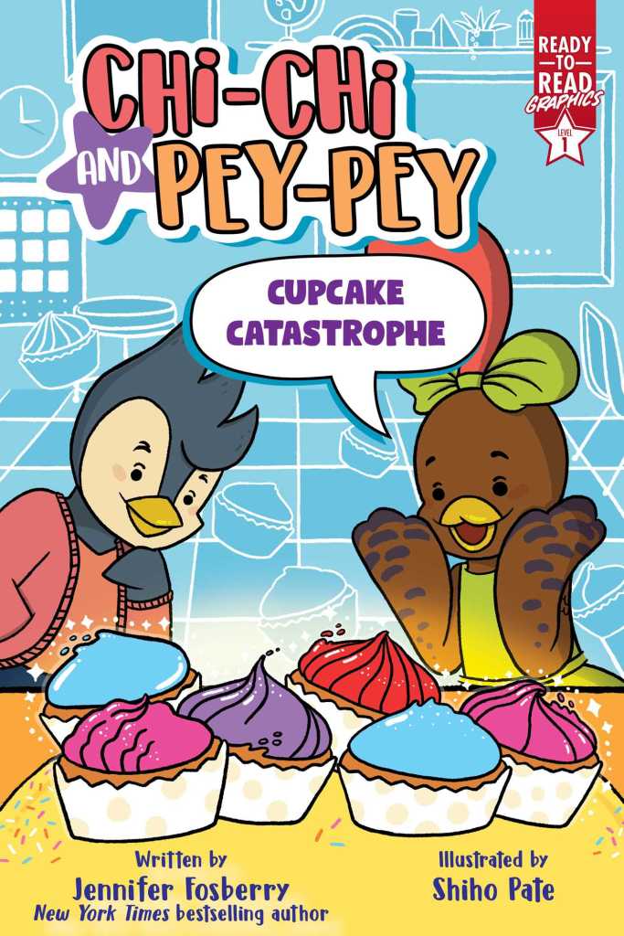 book cover for Chi-Chi and Pey-Pey Cupcake Catastrophe