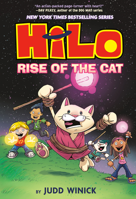 book cover for Hilo Rise of the Cat